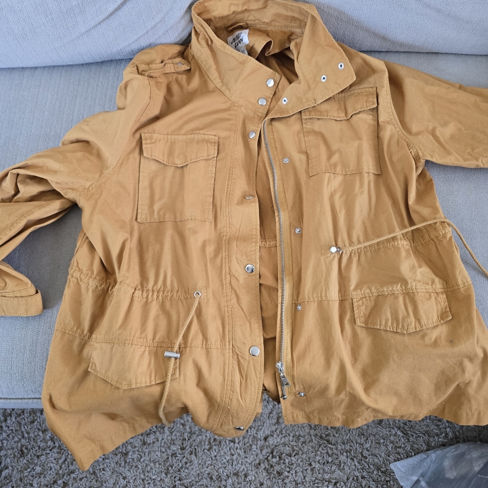 Outer Edge Mustard Utility Jacket
